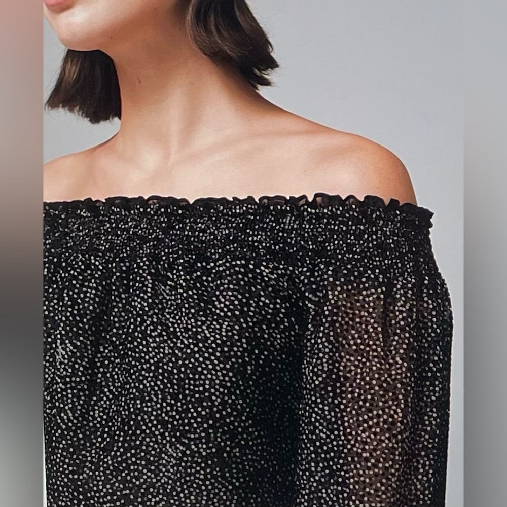 NWT WHBM Off the shoulder blouse XS - Picture 4 of 16